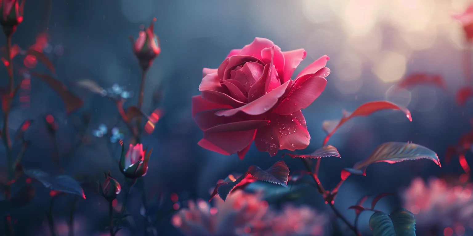 rose wallpaper rose, blossom, flower, wall, 3840x1080