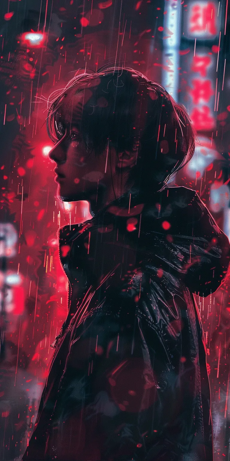jjk wallpapers akira, cyberpunk, 1080x1920, rain, kaneki