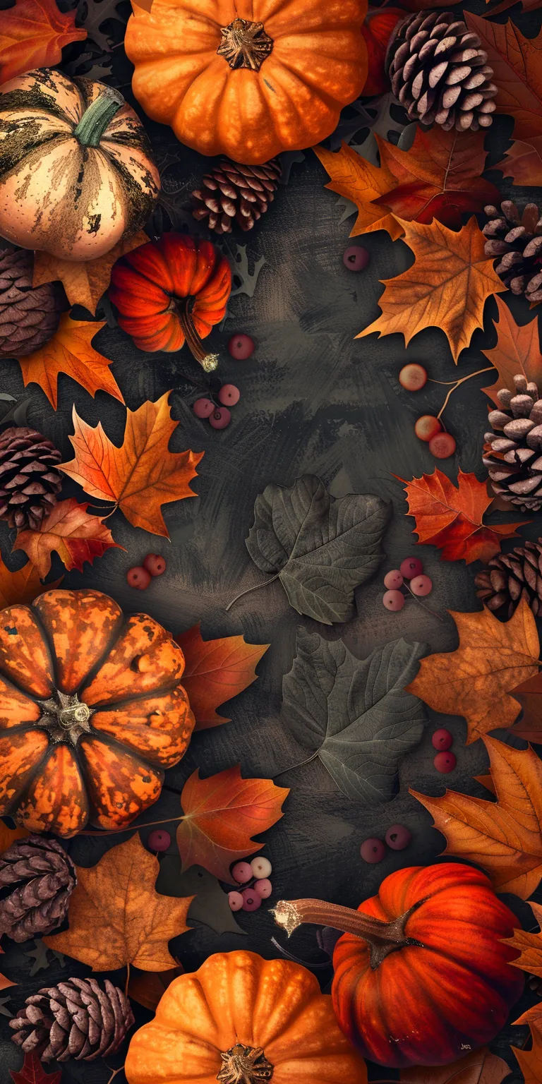 thanksgiving wallpaper iphone, style, 4K  1:2