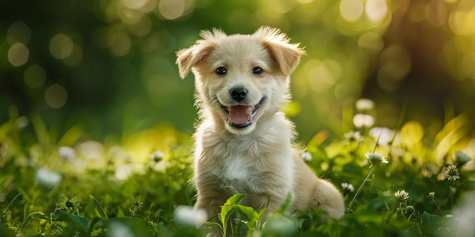 dog wallpaper cute, style, 4K  2:1