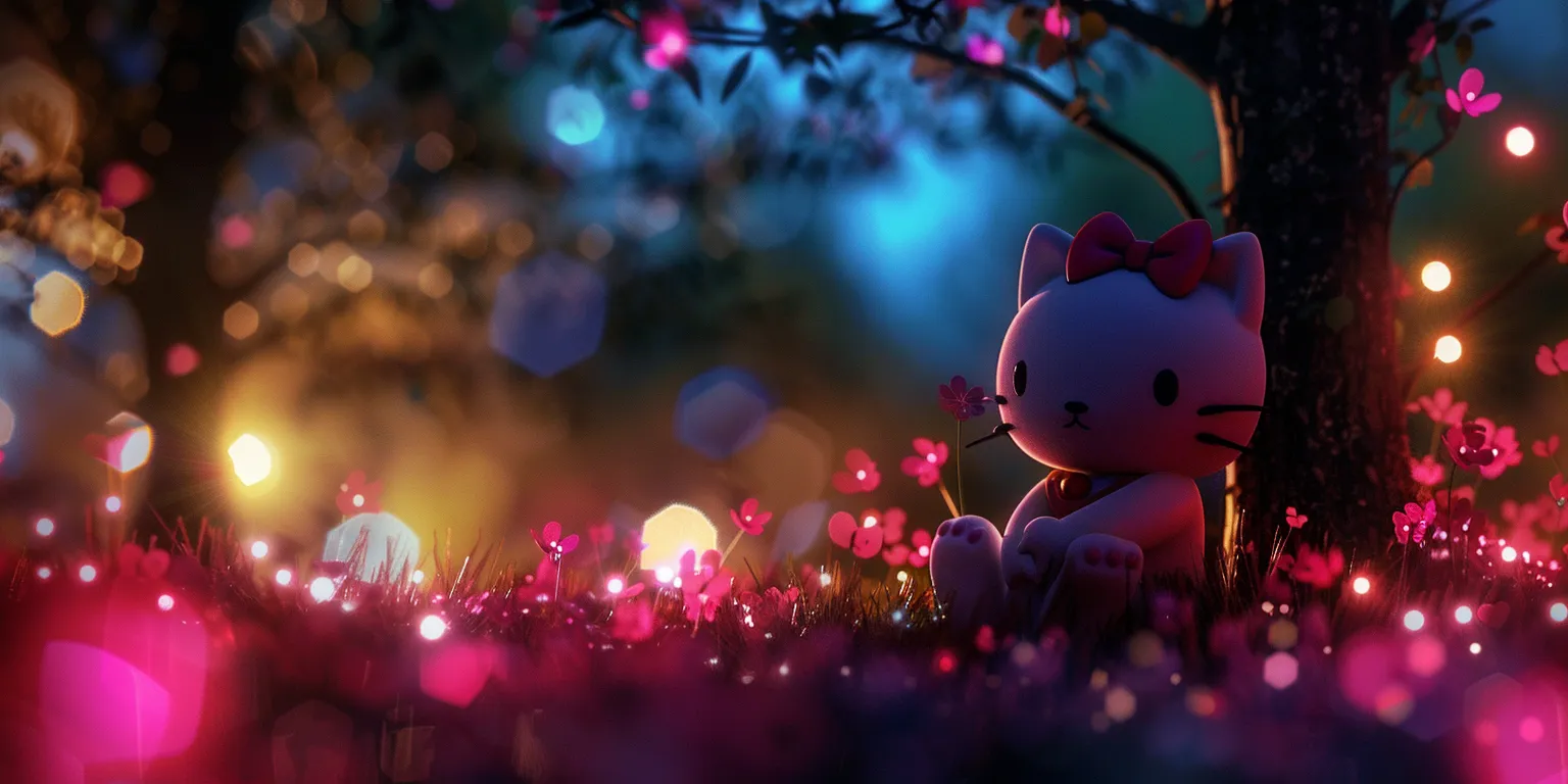 hello kitty wallpapers for computers, wallpaper style, 4K  2:1