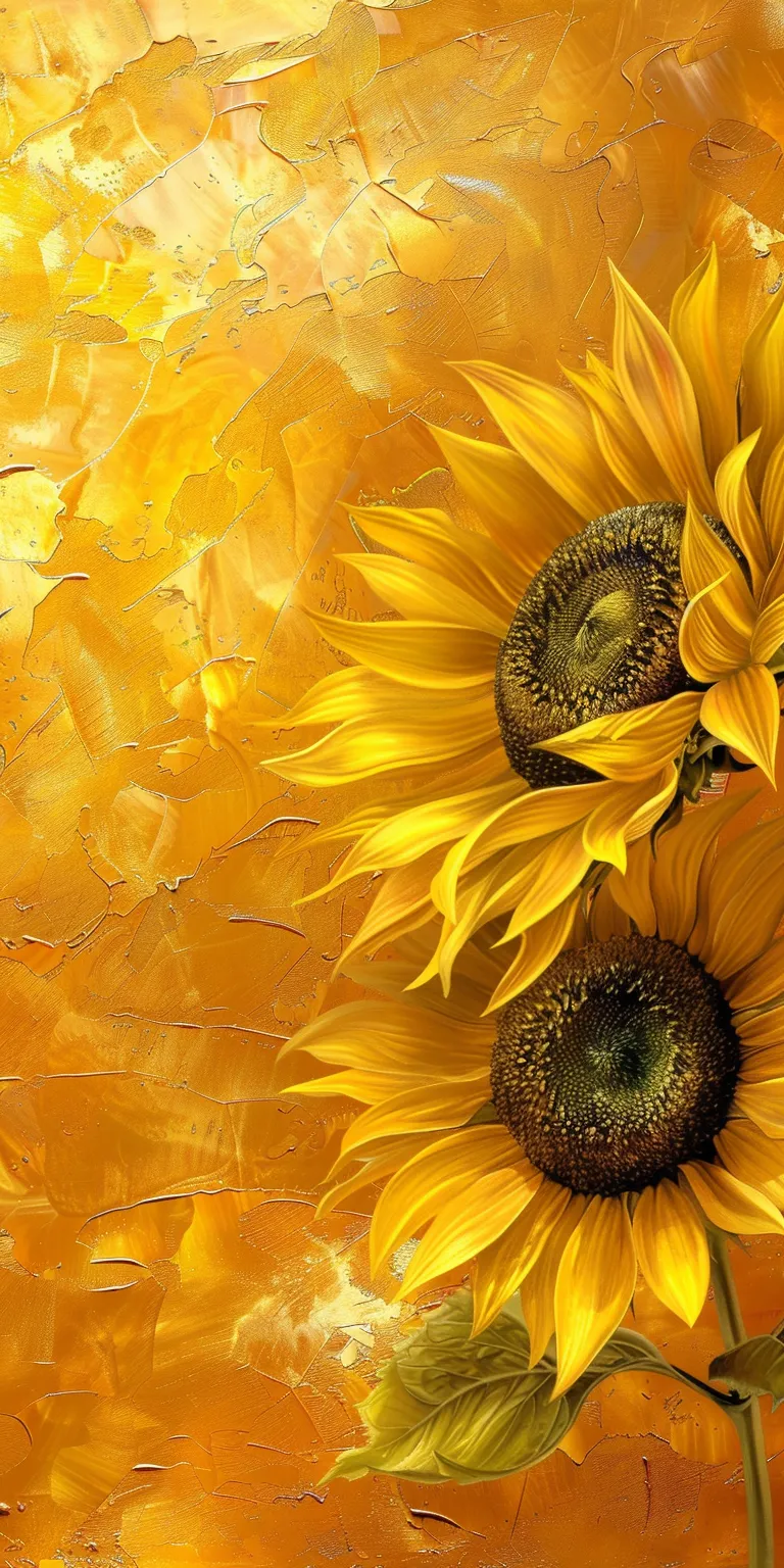 sunflower wallpaper sunflower, yellow, screensavers, wall, sun