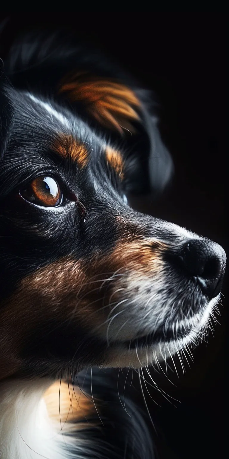 dog wallpaper, style, 4K  1:2