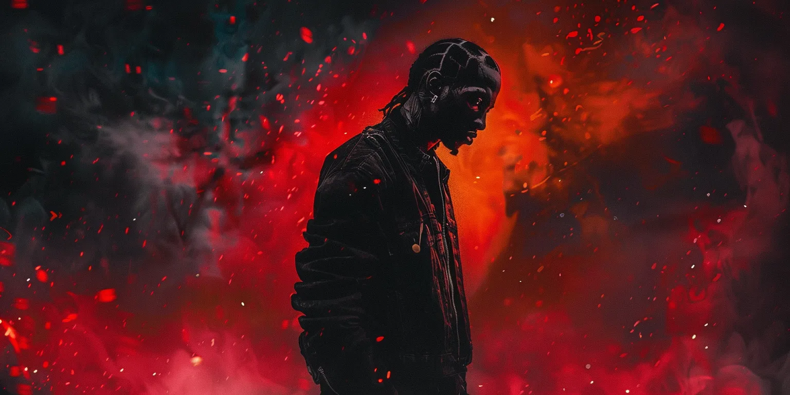 travis scott wallpaper, wallpaper style, 4K  2:1