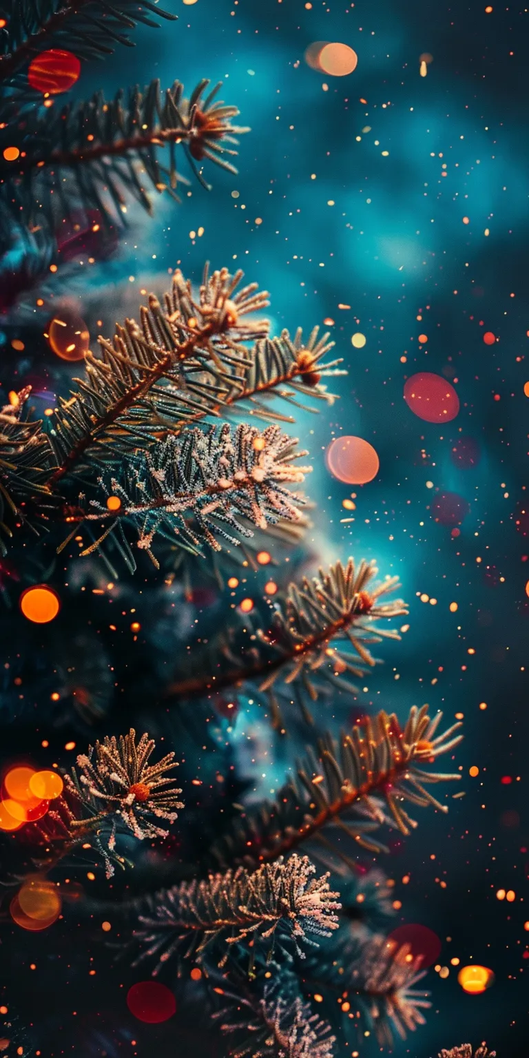 christmas wallpaper iphone aesthetic, style, 4K  1:2