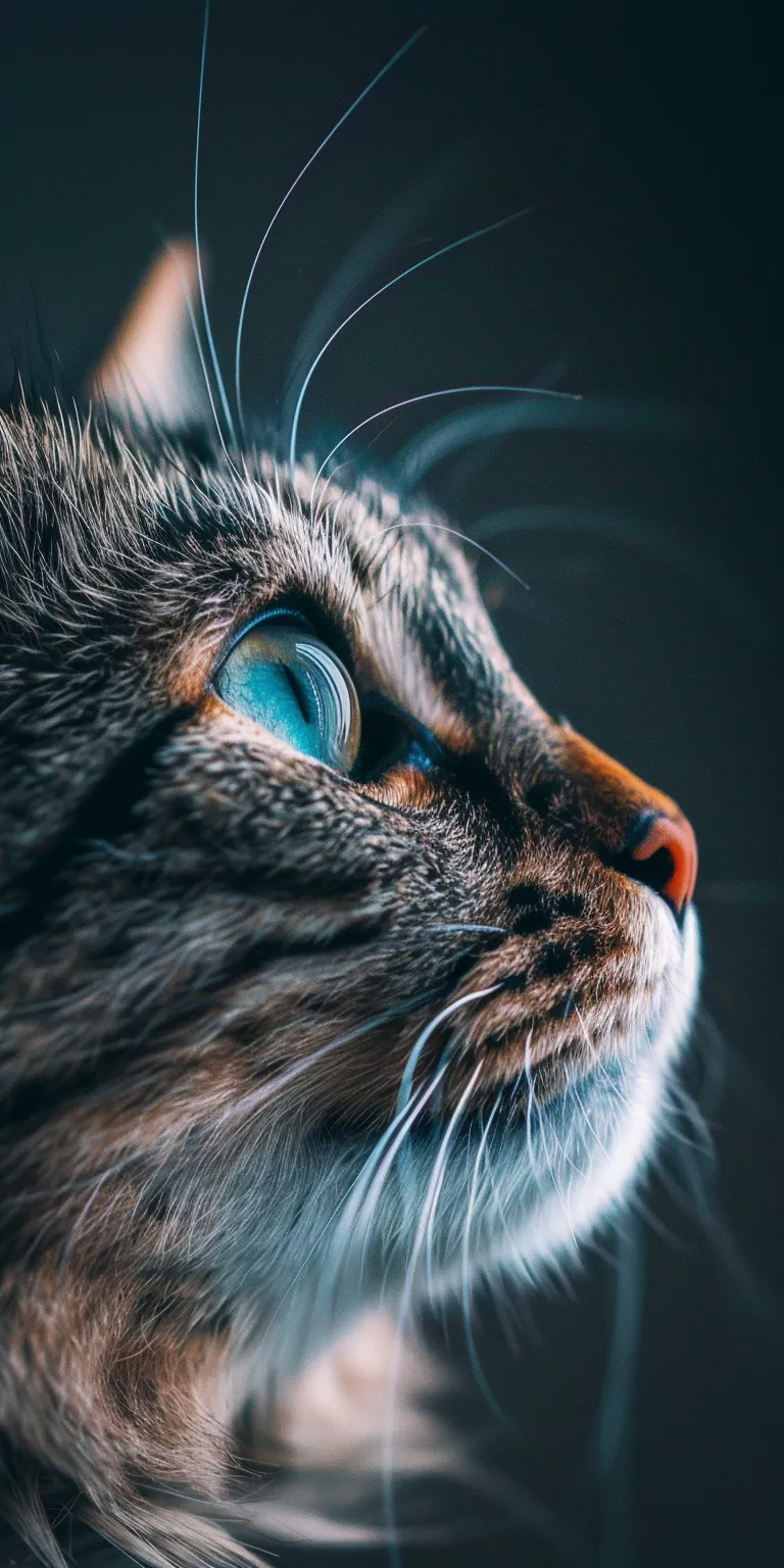 cat wallpaper 4k, style, 4K  1:2