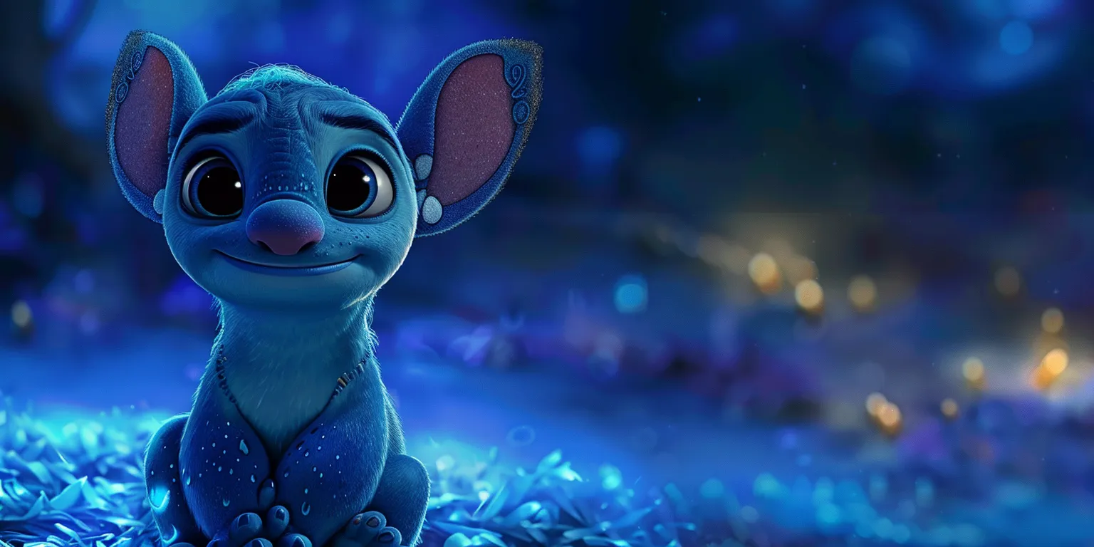 cute stitch wallpapers for computer, wallpaper style, 4K  2:1