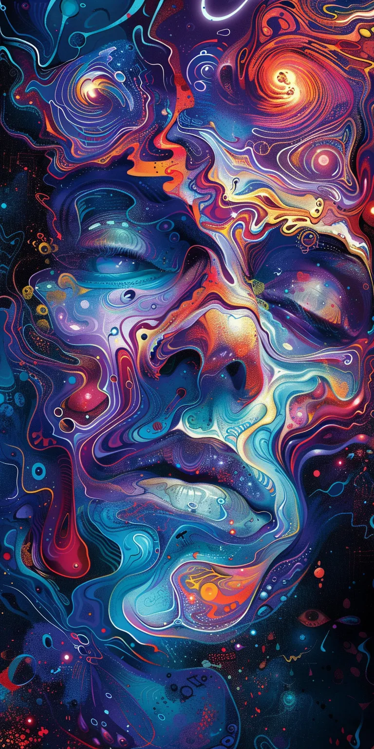 trippy wallpaper psychedelic, galaxy, universe, 1080x1920, aura