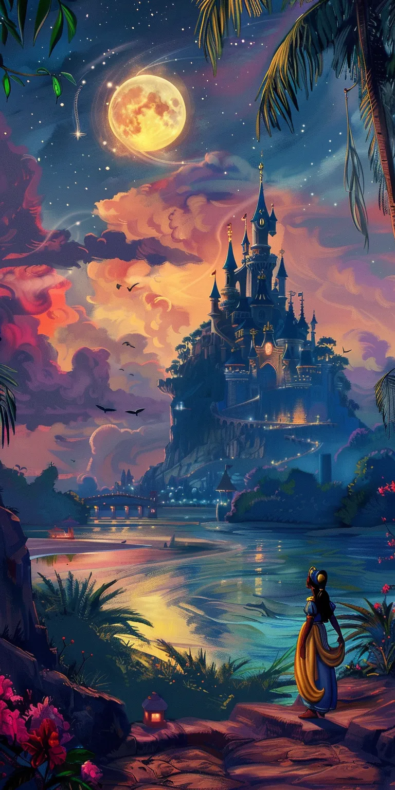 disney wallpaper, wallpaper style, 4K  1:2