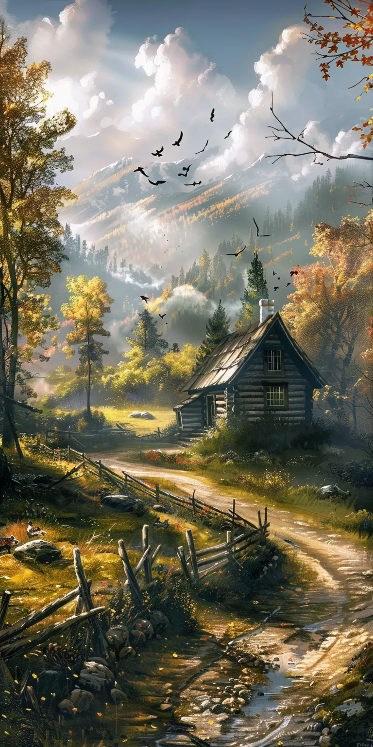 country wallpaper 3840x1080, 3440x1440, 2560x1440, autumn, landscape
