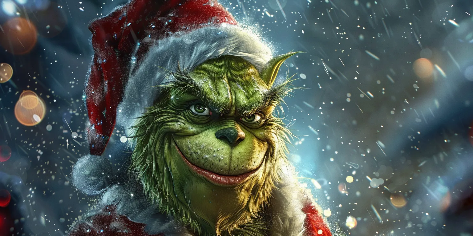 christmas wallpaper iphone grinch, style, 4K  2:1