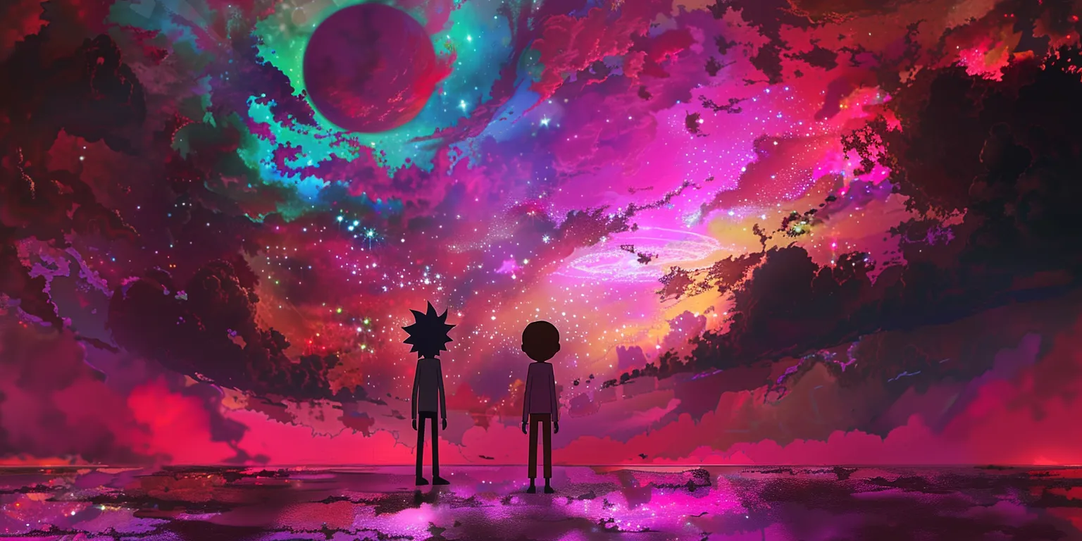rick and morty wallpapers iphone, wallpaper style, 4K  2:1