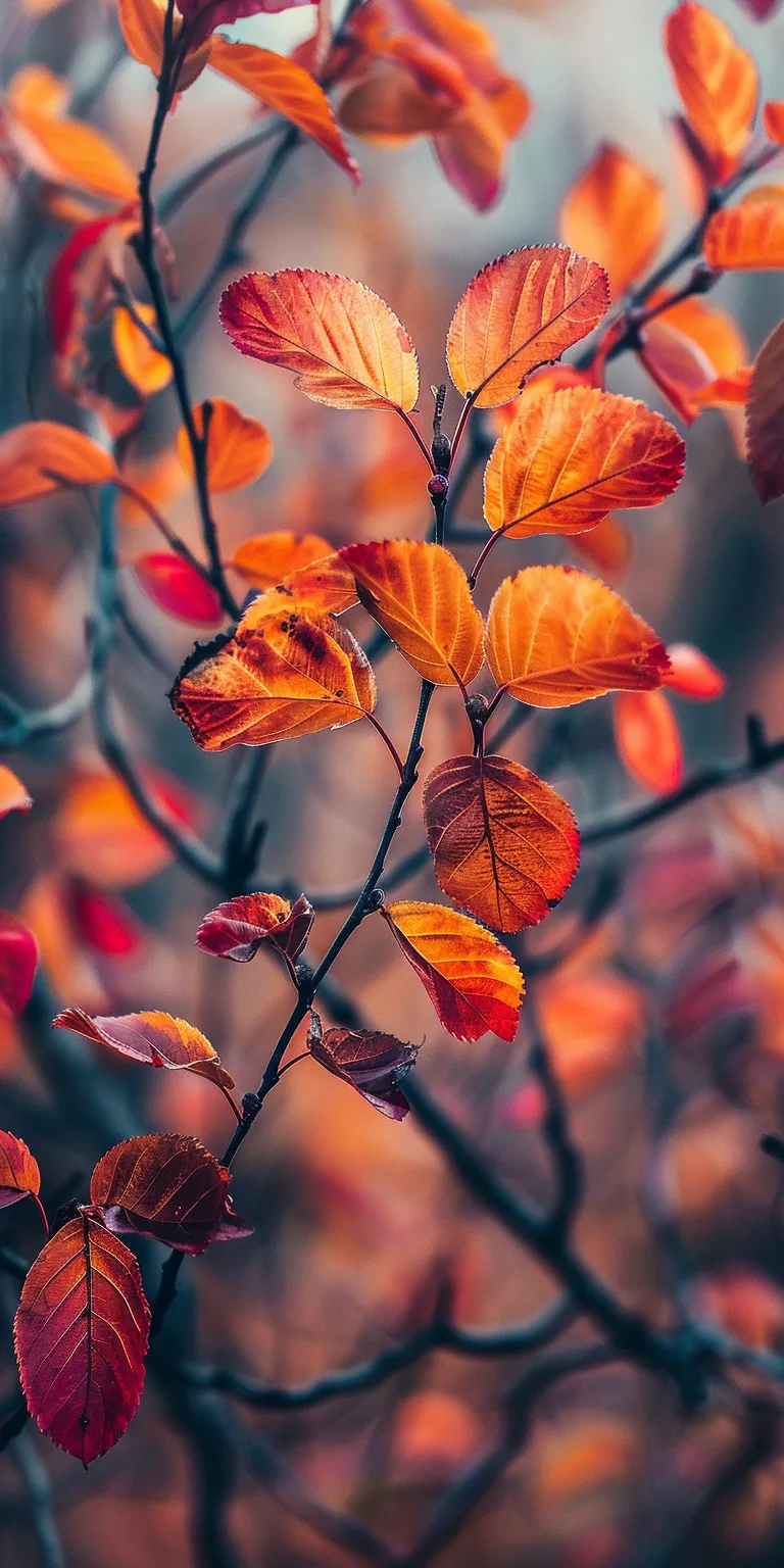 cute fall wallpaper laptop, style, 4K  1:2