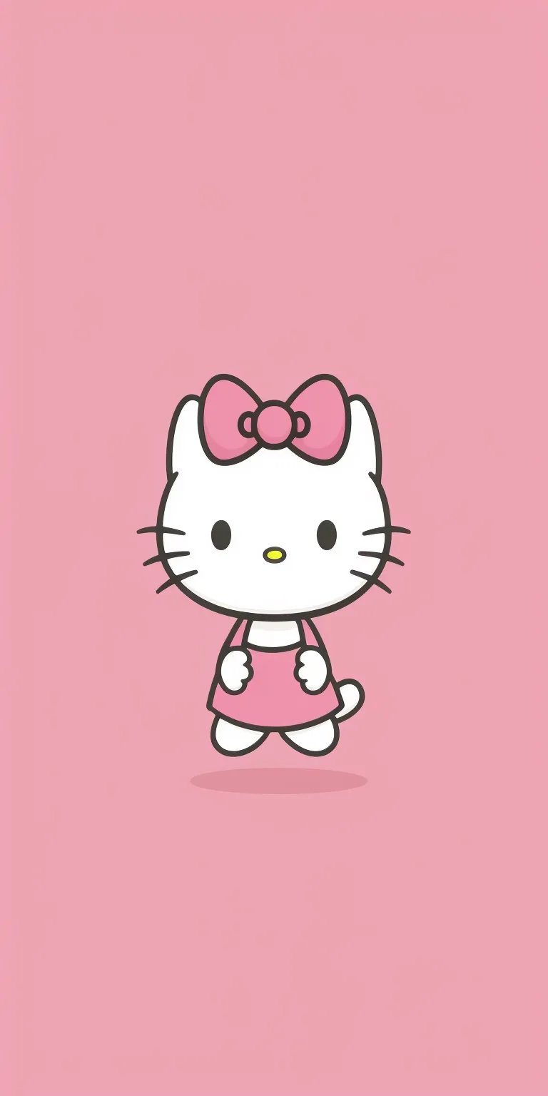 hello kitty wallpaper aesthetic, style, 4K  1:2