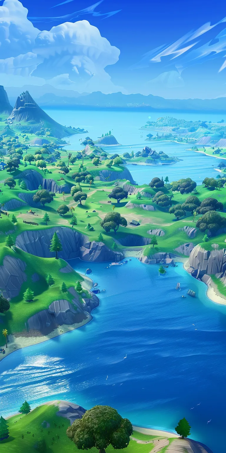 fortnite background, wallpaper style, 4K  1:2