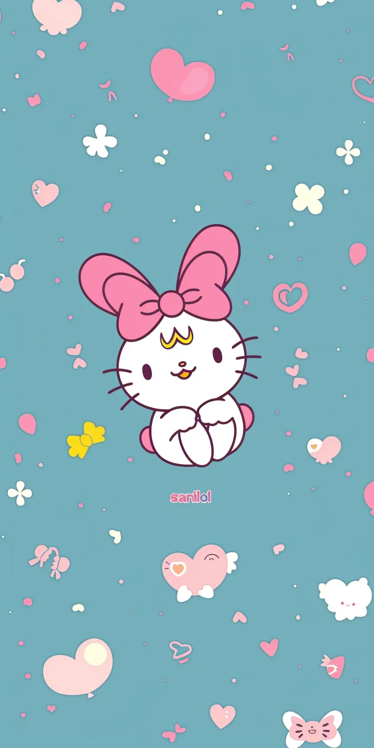 sanrio wallpaper, wallpaper style, 4K  1:2