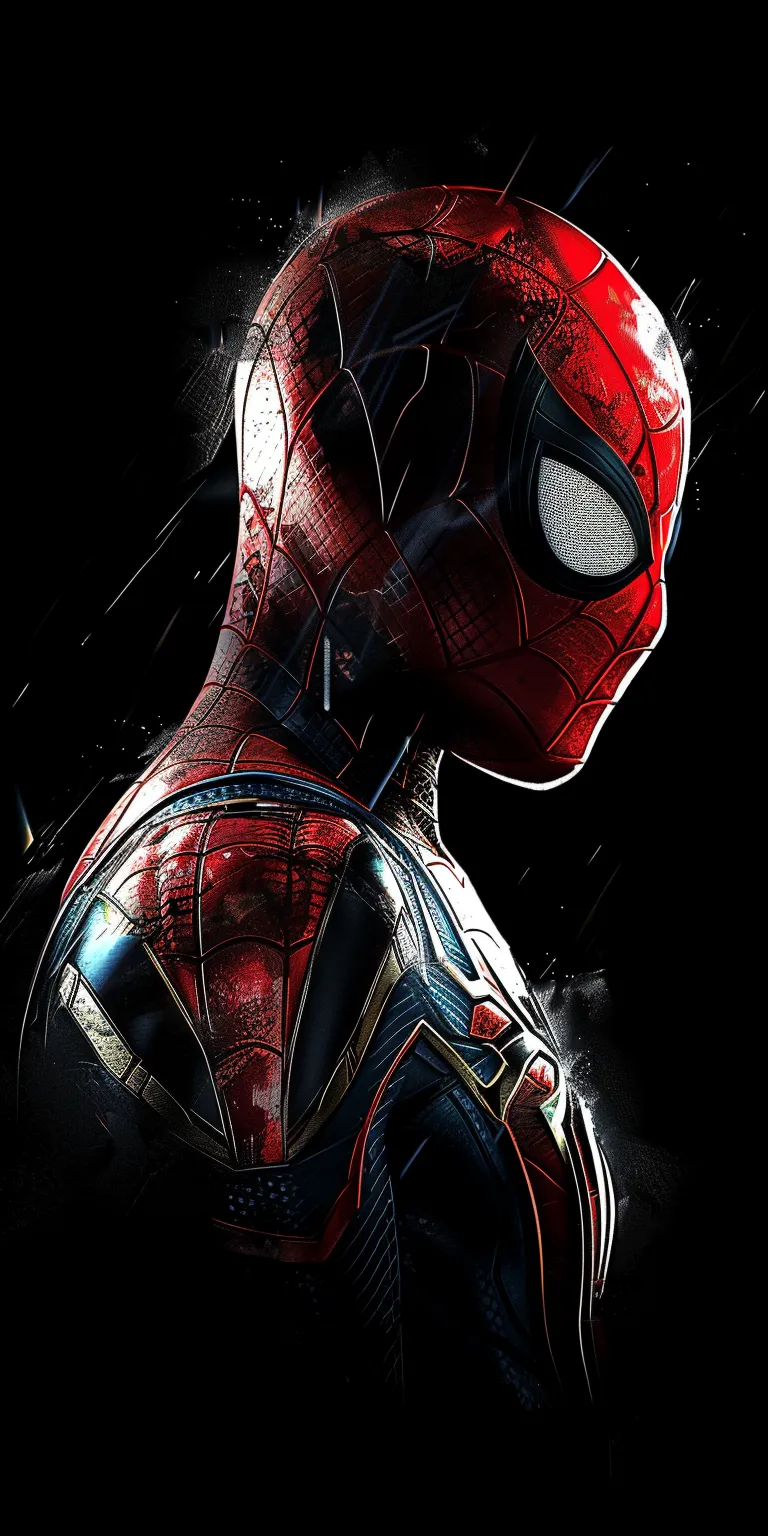 spider man background, wallpaper style, 4K  1:2