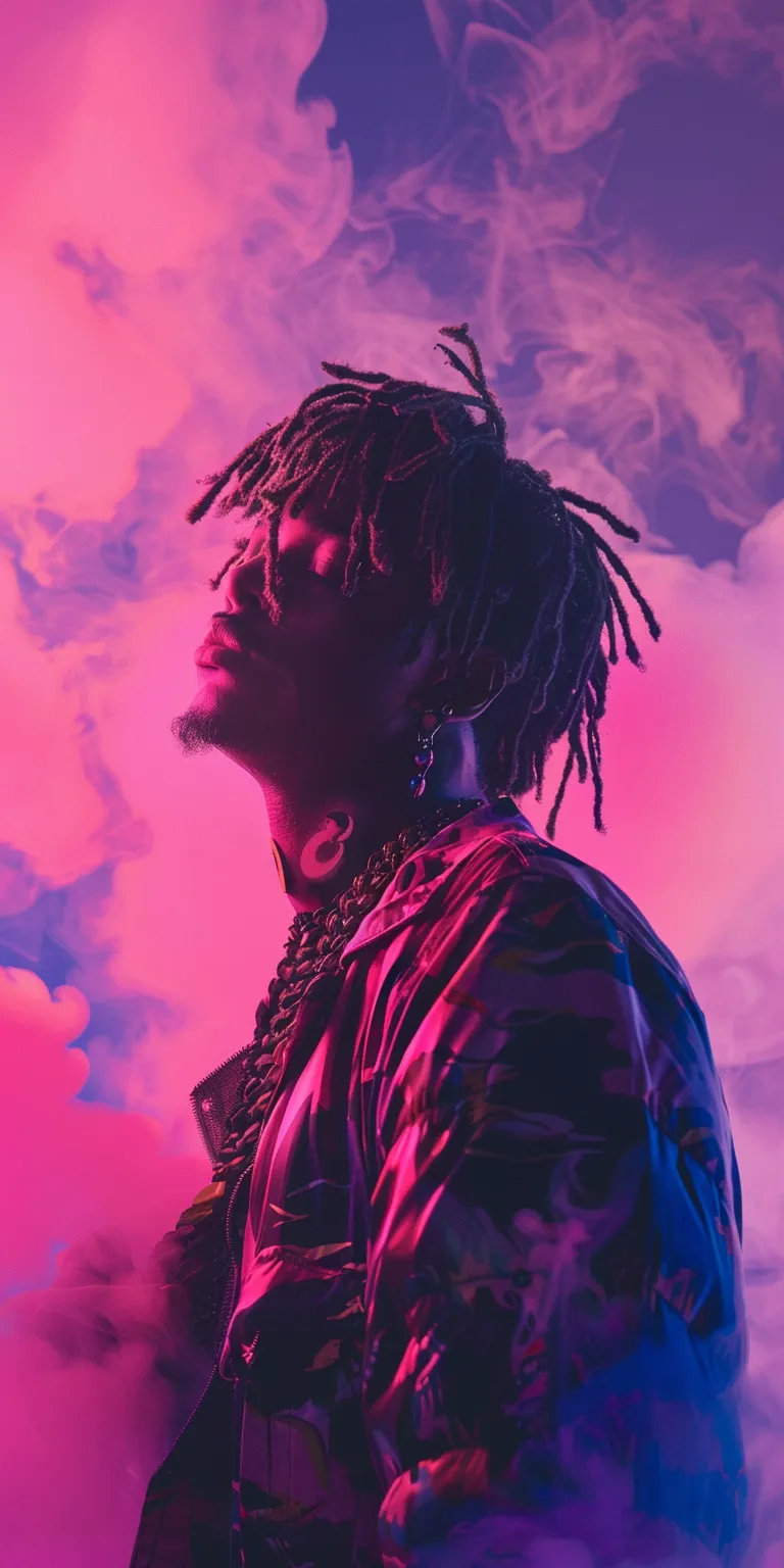 juice wrld wallpaper 4k, style, 4K  1:2