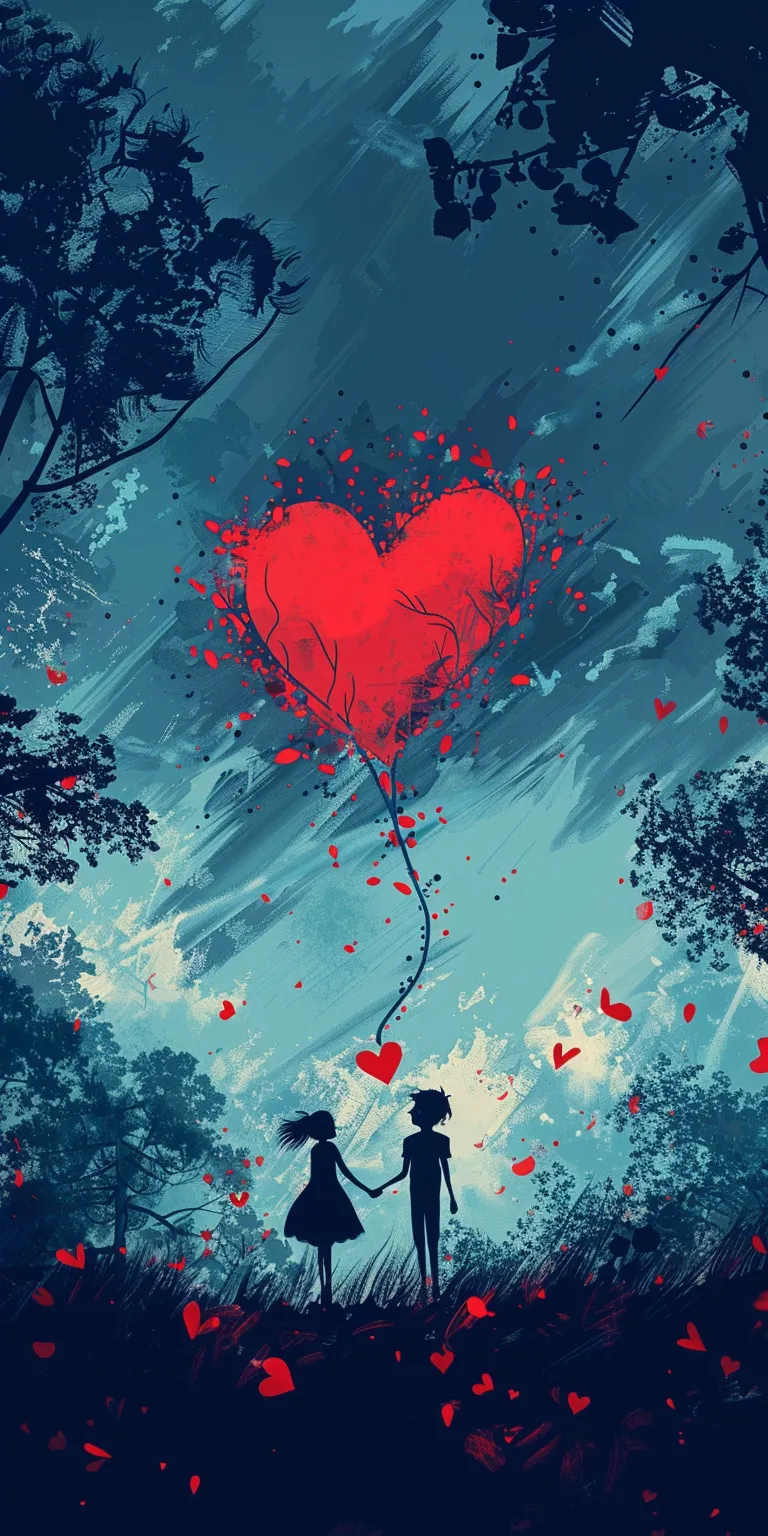 love wallpaper heart, hearts, valentines, 1080x1920