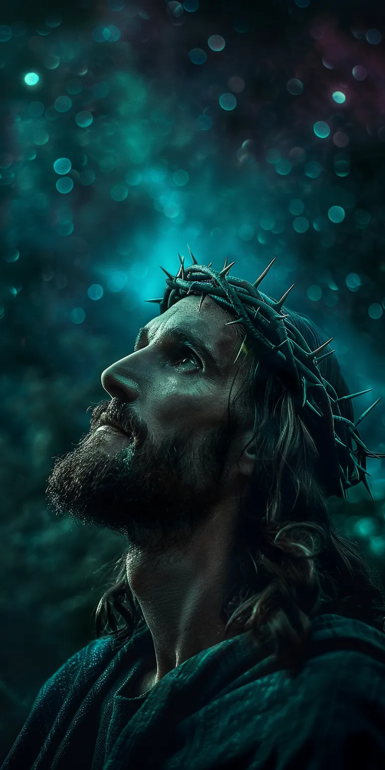 jesus wallpapers aesthetic, wallpaper style, 4K  1:2