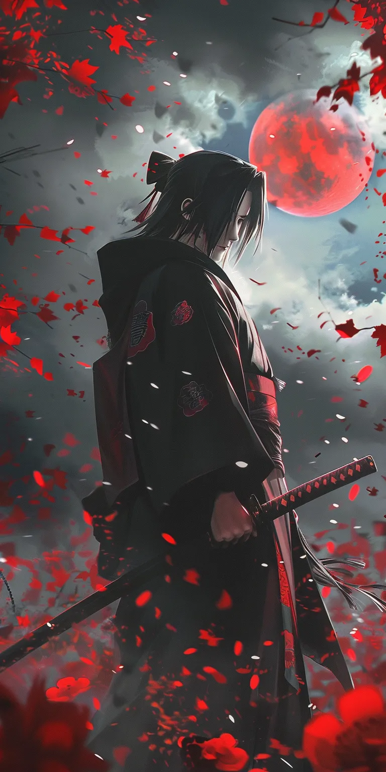 itachi wallpaper 4k phone, style, 4K  1:2