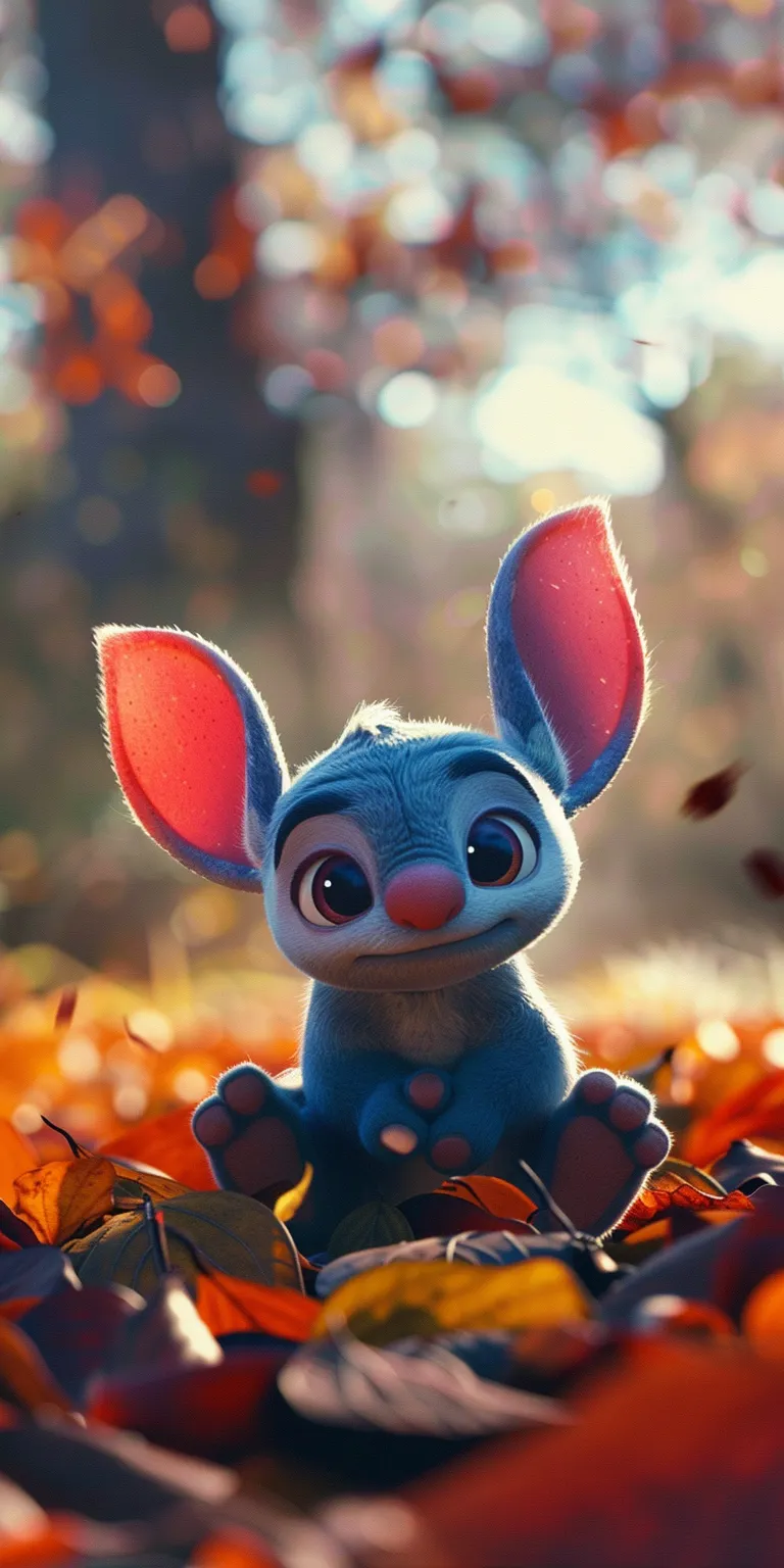 cute stitch wallpapers for ipad, wallpaper style, 4K  1:2