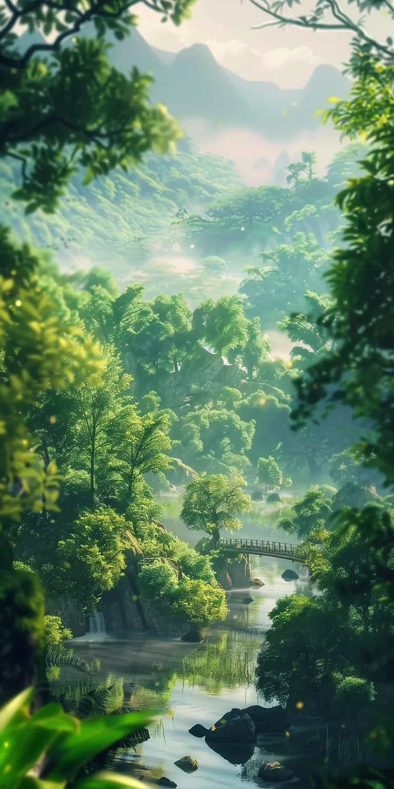 nature background, wallpaper style, 4K  1:2