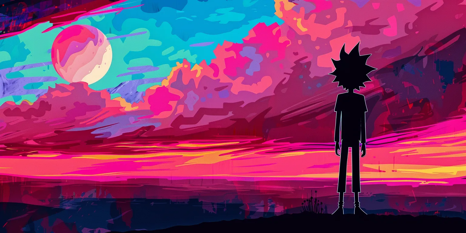 rick and morty wallpaper iphone, style, 4K  2:1