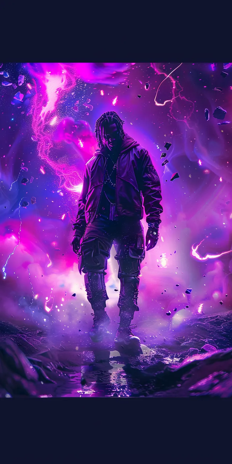 travis scott wallpaper fortnite, style, 4K  1:2