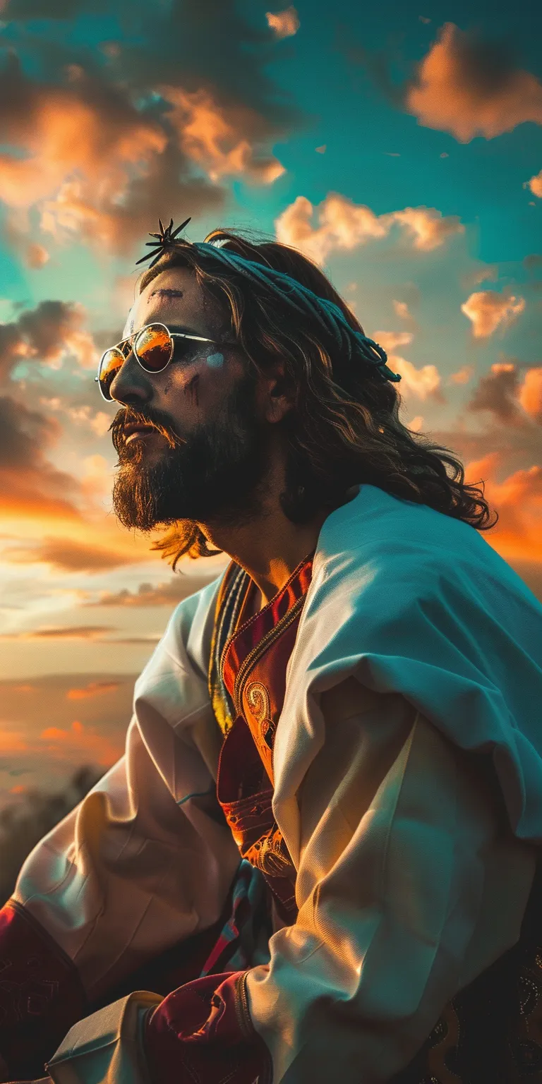 jesus wallpaper, wallpaper style, 4K  1:2