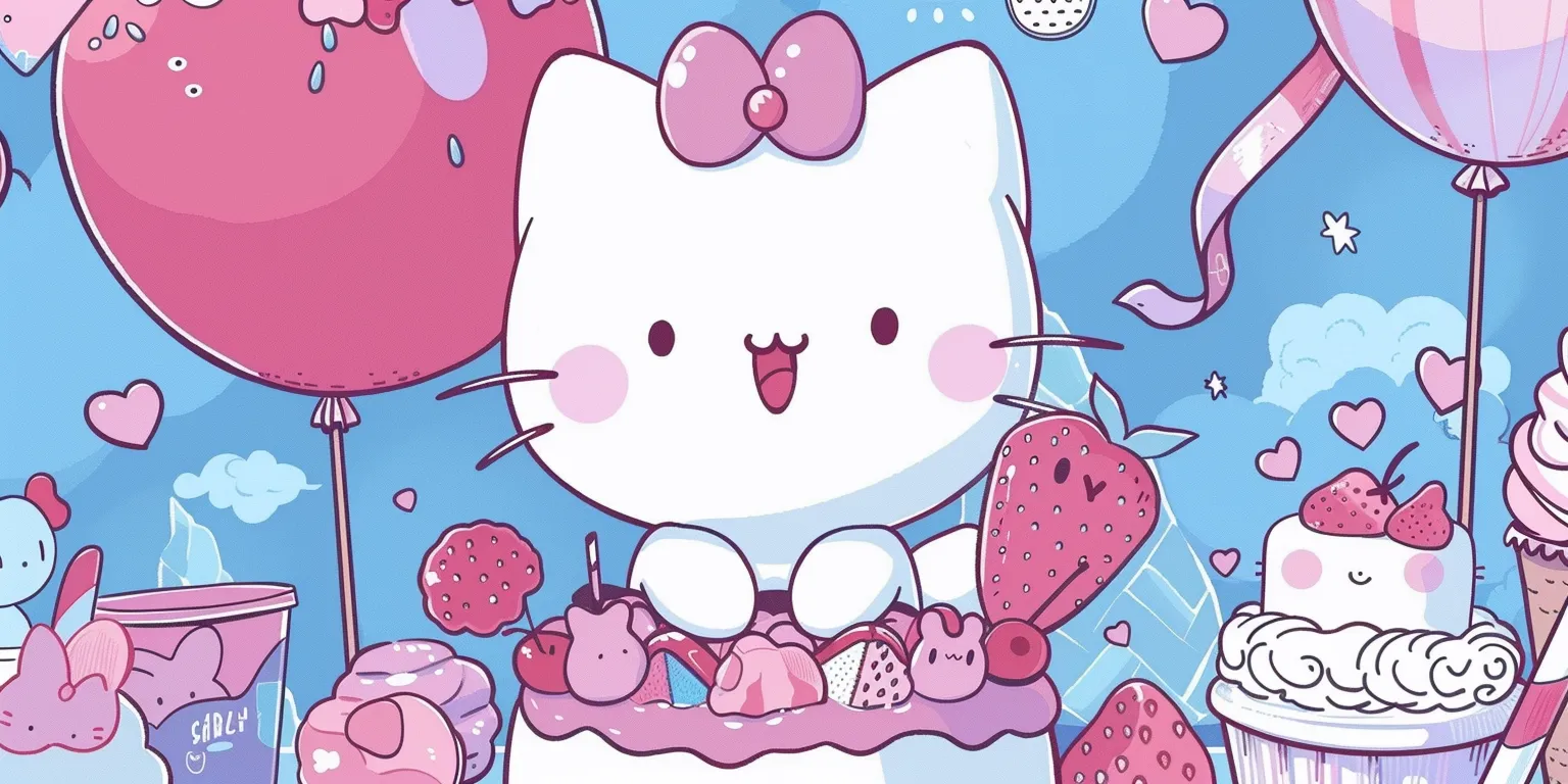 sanrio wallpaper laptop, style, 4K  2:1