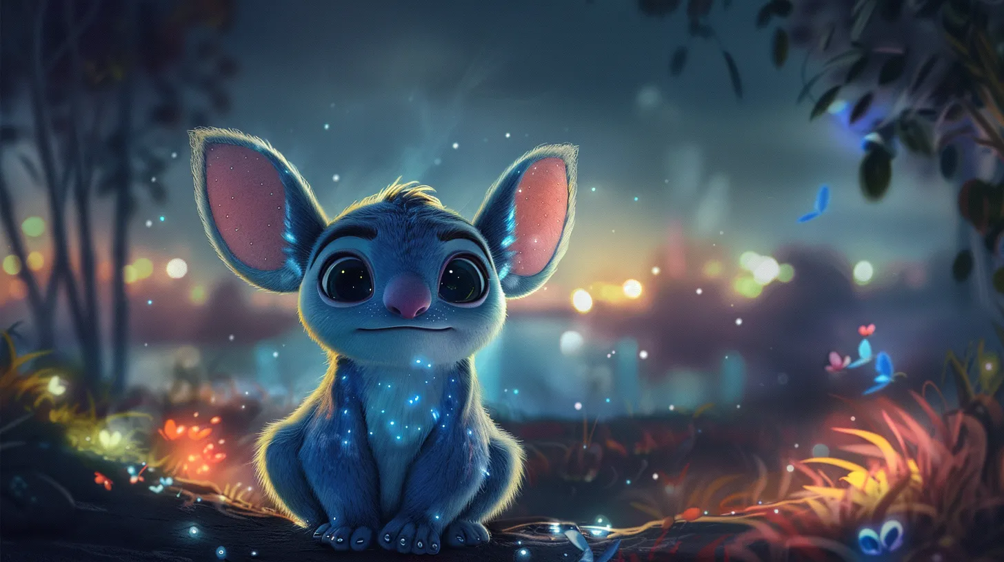 stitch wallpapers for iphone, wallpaper style, 4K  16:9