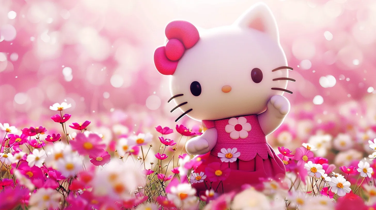 hello kitty wallpapers laptop, wallpaper style, 4K  16:9