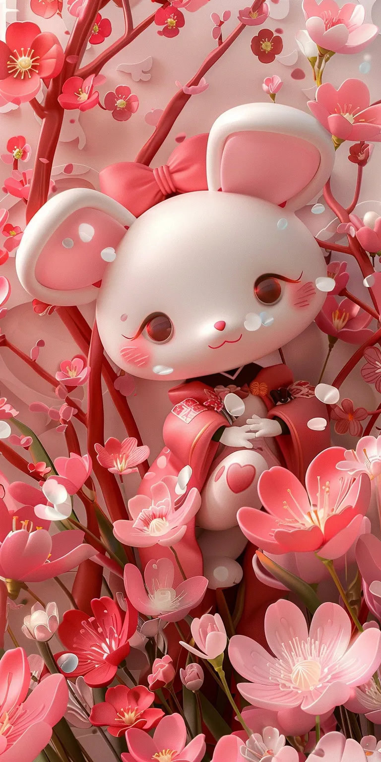 my melody wallpaper, style, 4K  1:2