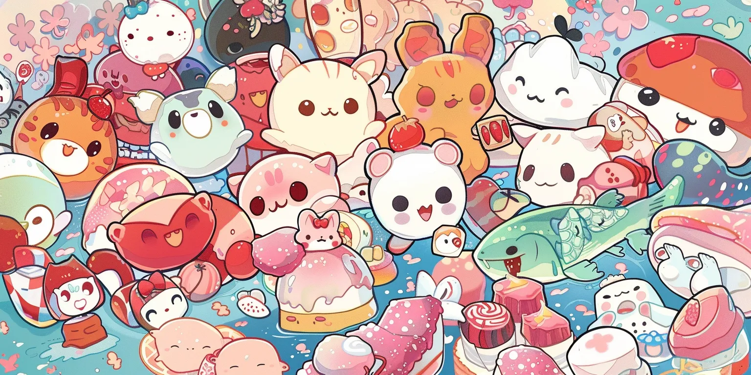 kawaii wallpapers for laptop, wallpaper style, 4K  2:1