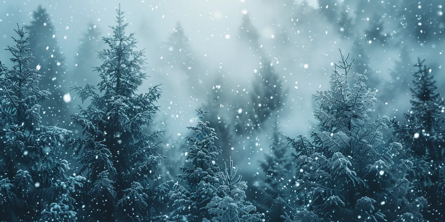 winter background aesthetic, wallpaper style, 4K  2:1