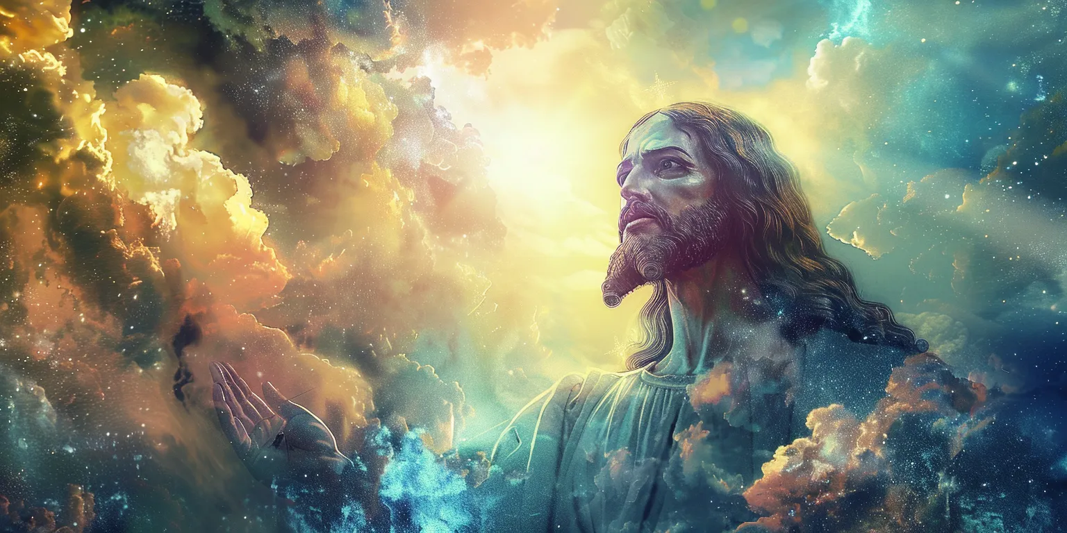 god wallpaper jesus, style, 4K  2:1