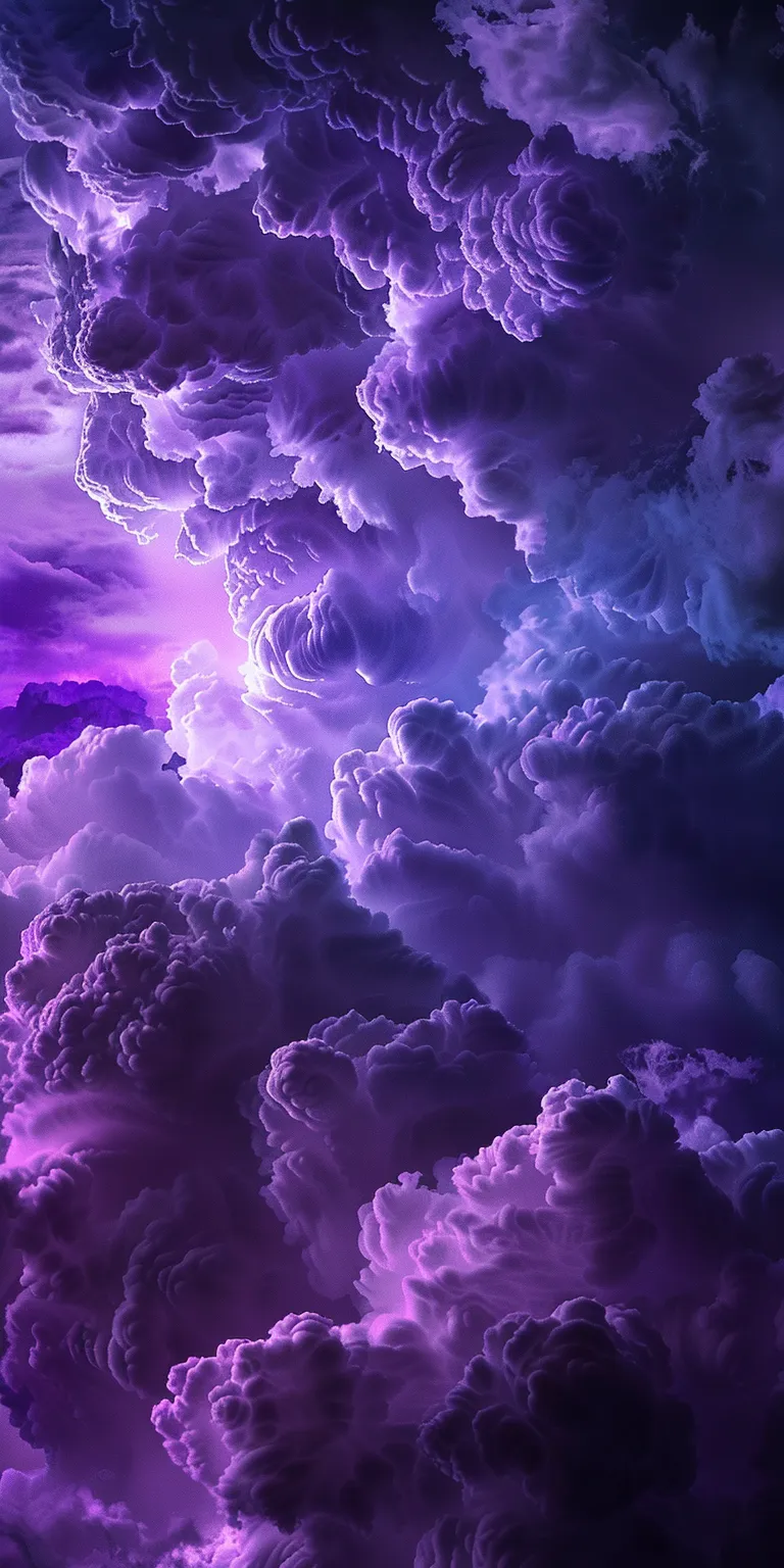 purple wallpaper aesthetic, style, 4K  1:2