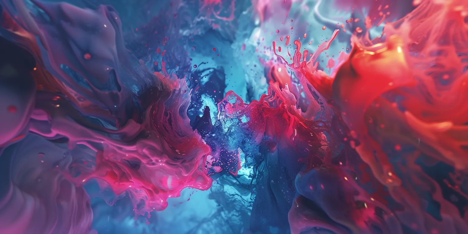 desktop wallpaper 4k dye, liquid, 3840x1080, psychedelic, abstract