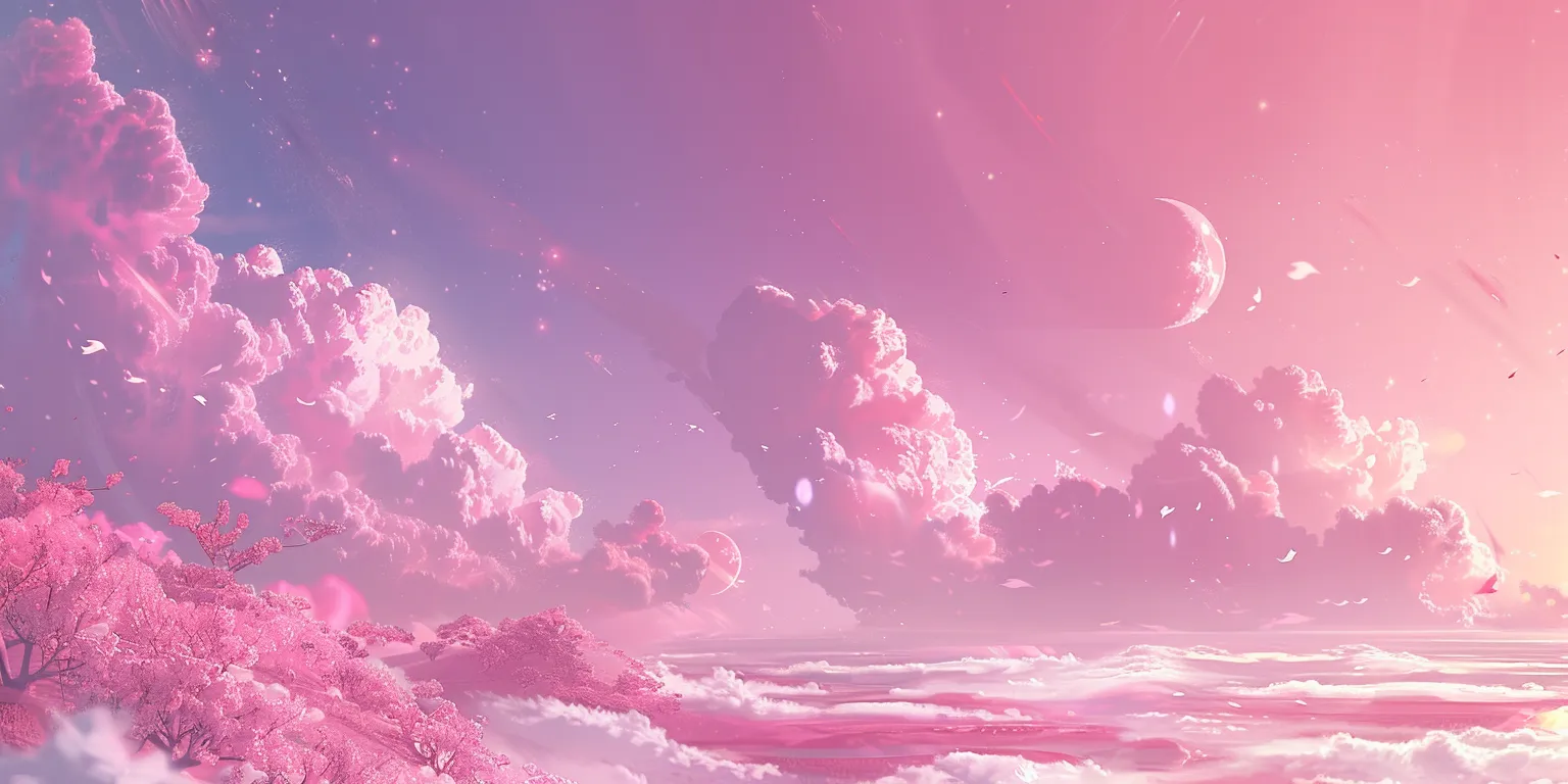 pink wallpapers aesthetic, wallpaper style, 4K  2:1