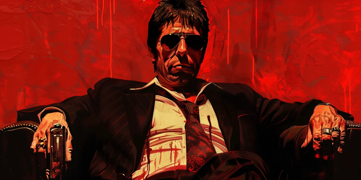 scarface wallpaper aesthetic, style, 4K  2:1