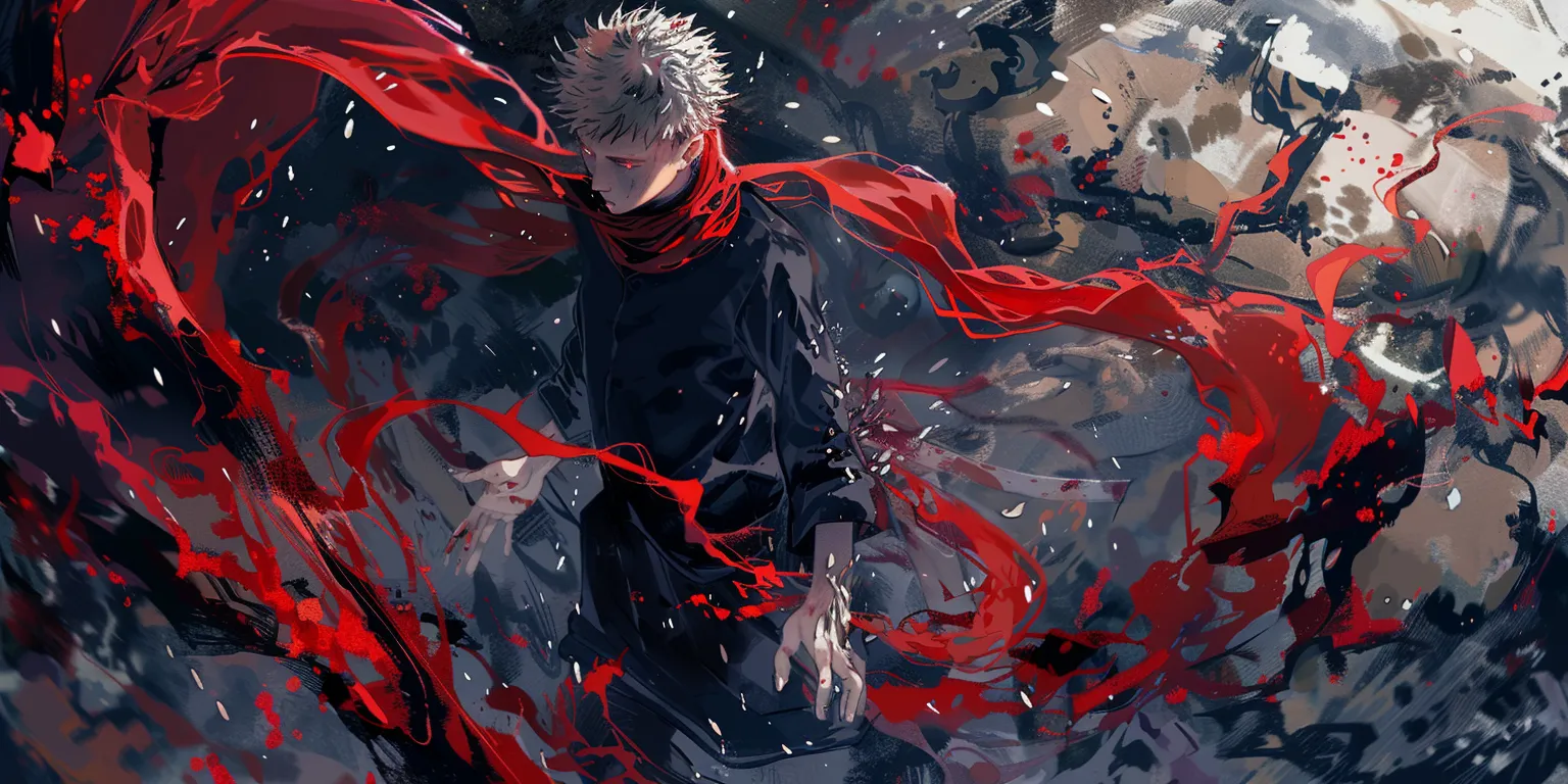 jujutsu kaisen wallpaper desktop, style, 4K  2:1