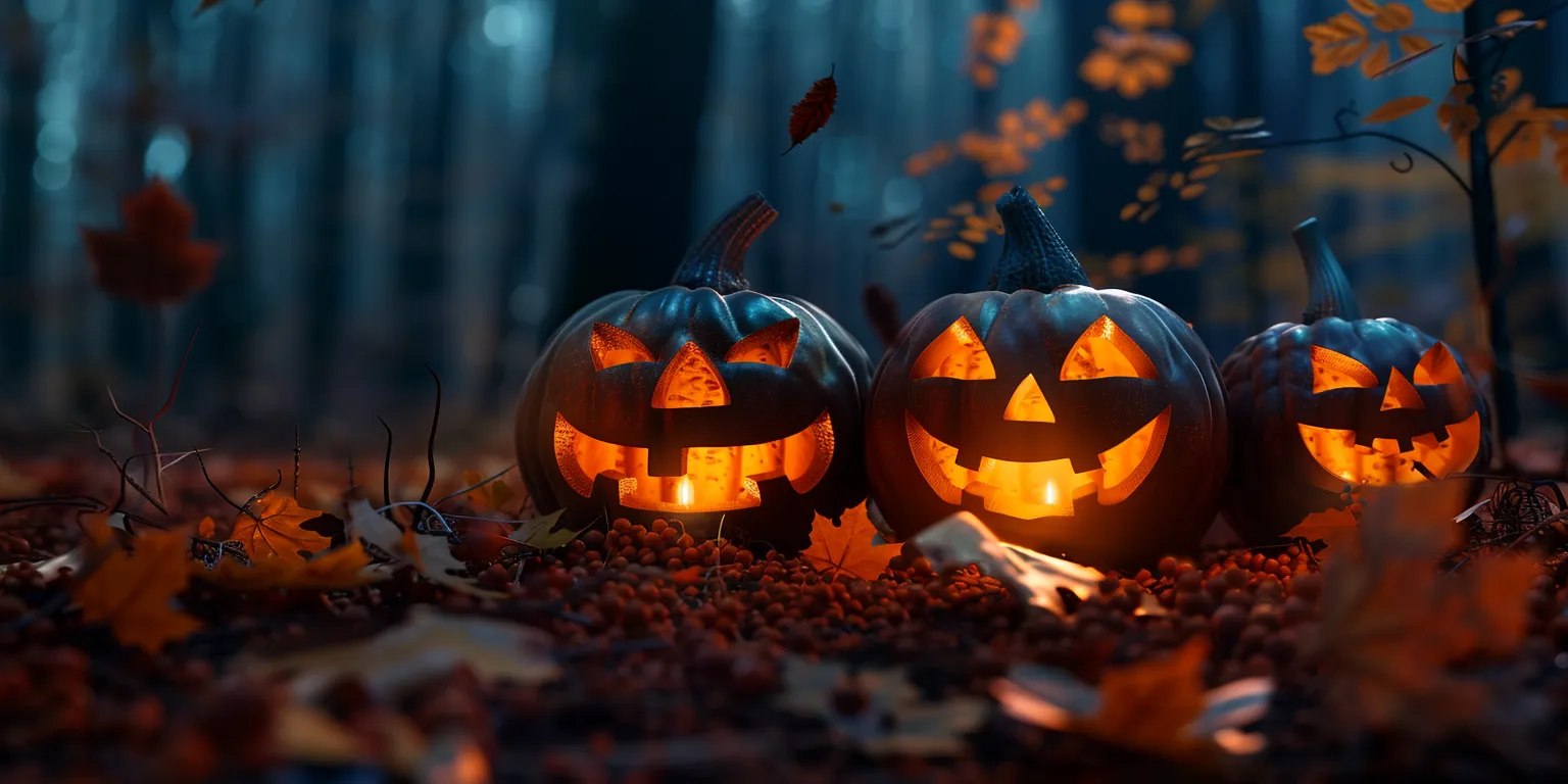 halloween desktop wallpaper, wallpaper style, 4K  2:1