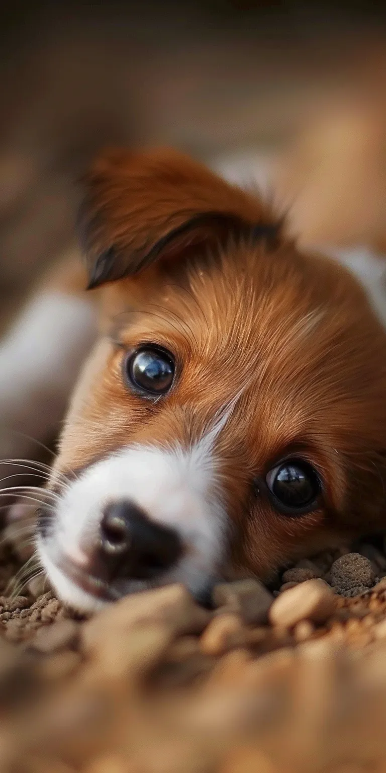 dog wallpapers cute, wallpaper style, 4K  1:2