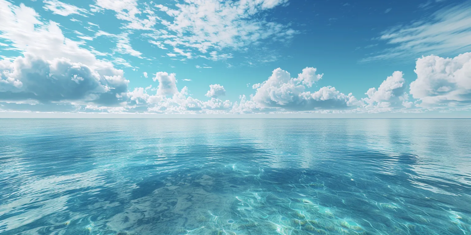 ocean background ocean, sea, calming, 3840x1080
