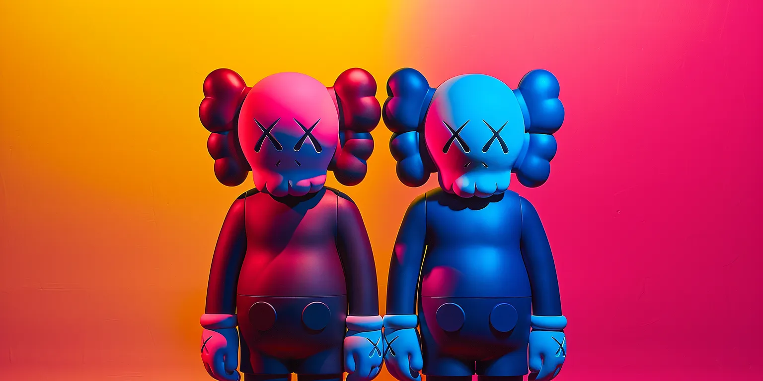 kaws wallpapers iphone, wallpaper style, 4K  2:1