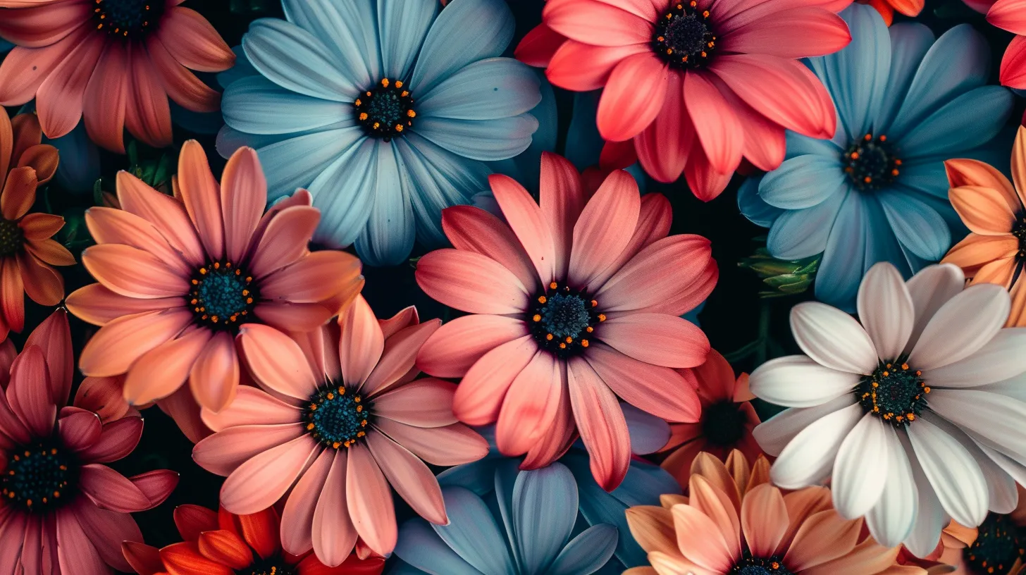 wallpapers with flowers, wallpaper style, 4K  16:9