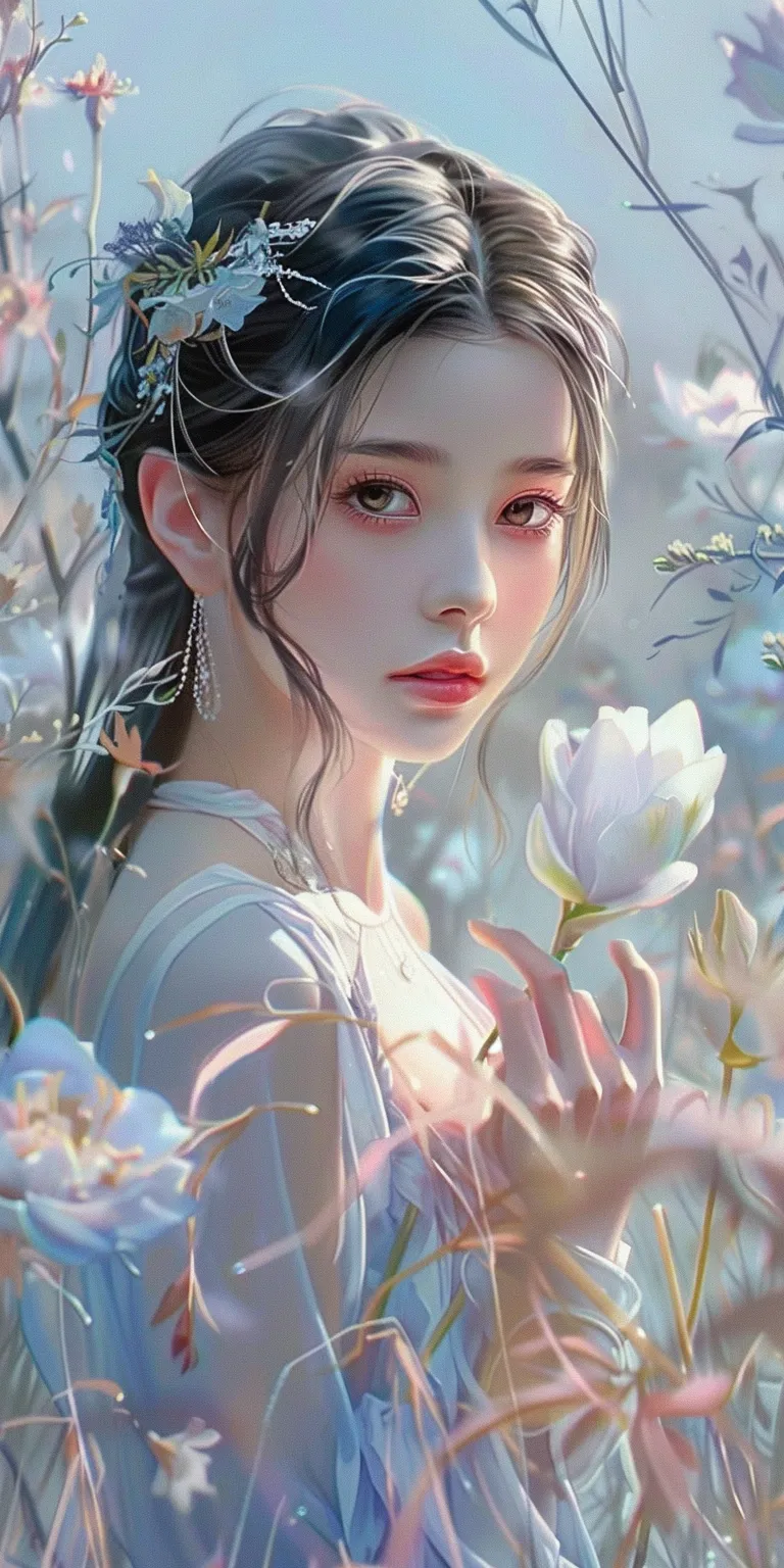 beautiful wallpaper evergarden, blossom, 1080x1920, sakura, nezuko