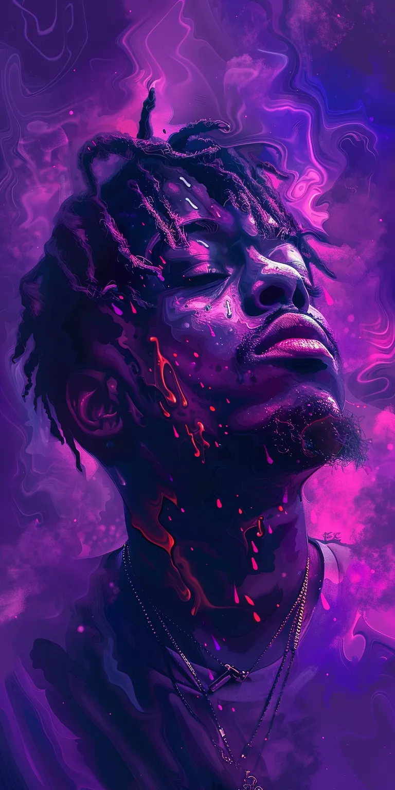 juice wrld wallpaper 4k, style, 4K  1:2