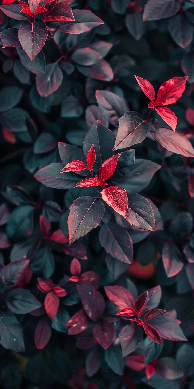 iphone lock screen wallpaper wall, red, floral, botanical, 2560x1440